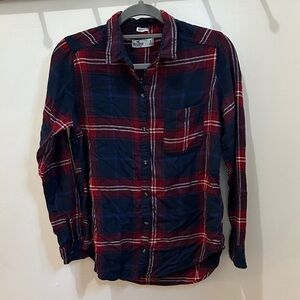 Hollister Boyfriend Flannel Shirt